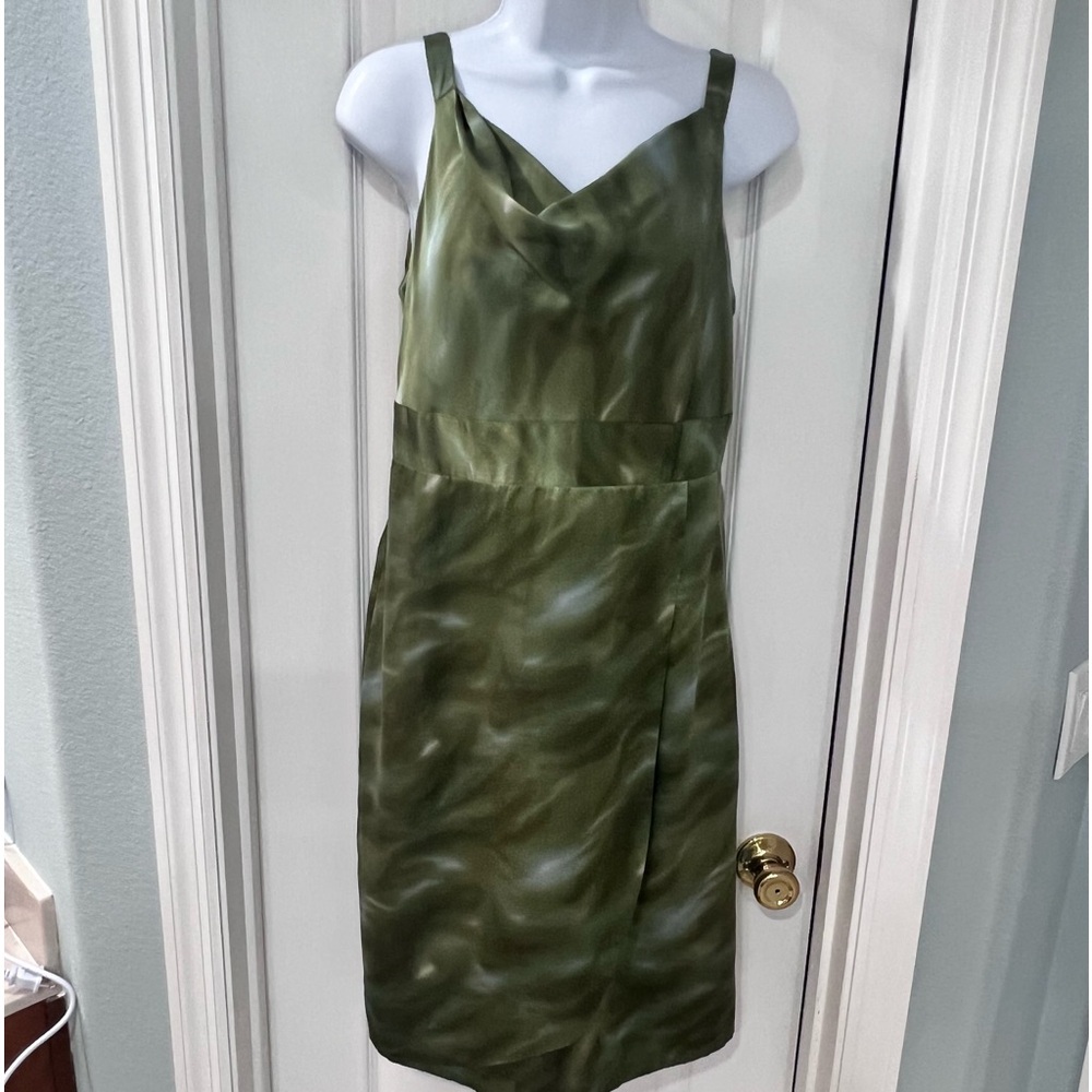 Due Per Due Veste Green and Gold Cocktail Dress Size 6